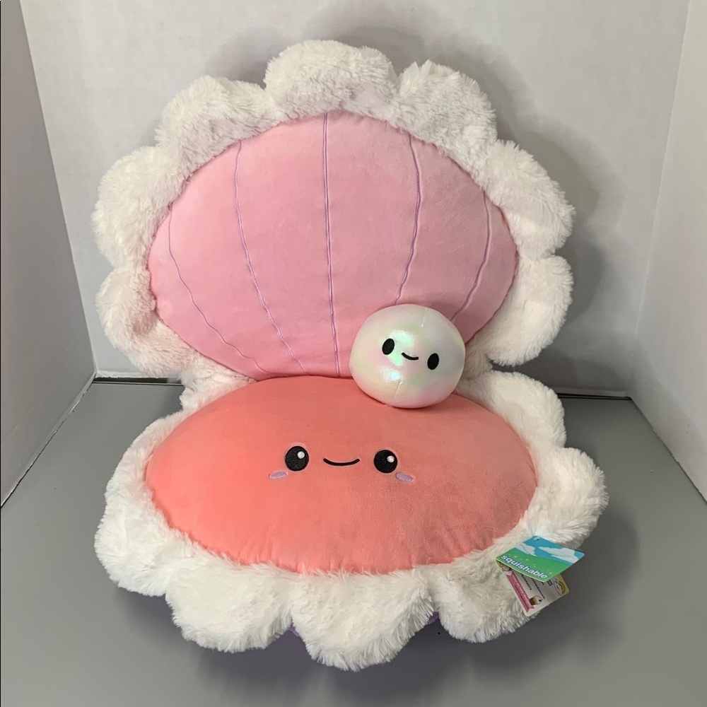 Squishable XLarge 31”Oyster & 4”Pearl RARE NWT 2022 - Picture 4 of 15